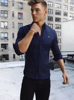 Albany Fitted Stretch Shirt*Blakely Clothing Hot