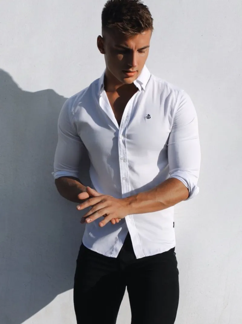 Caspian Fitted Stretch Shirt*Blakely Clothing Cheap