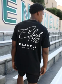 Club Relaxed T-Shirt*Blakely Clothing Fashion