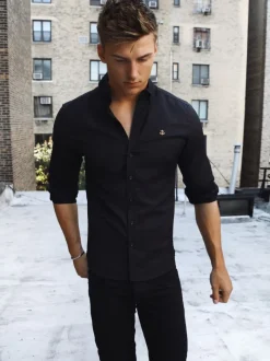 Farringdon Fitted Stretch Shirt*Blakely Clothing Flash Sale