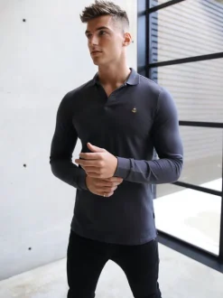 Harrow Long-Sleeve Polo*Blakely Clothing Sale