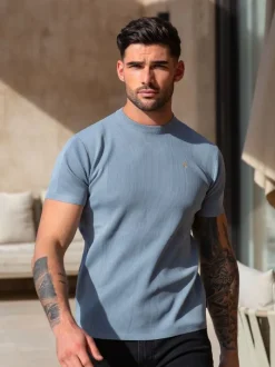 Layton Textured T-Shirt*Blakely Clothing Hot