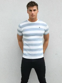 Loano Stripe T-Shirt*Blakely Clothing Clearance