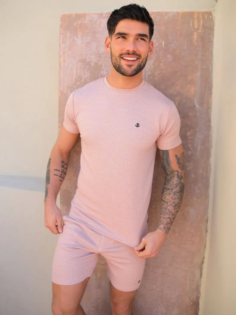 Midar Check T-Shirt*Blakely Clothing Cheap