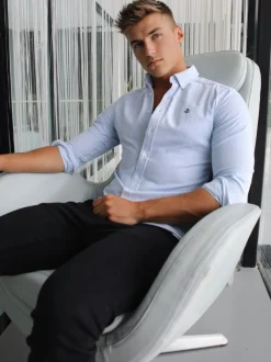 Oxford Fitted Stretch Shirt*Blakely Clothing Cheap