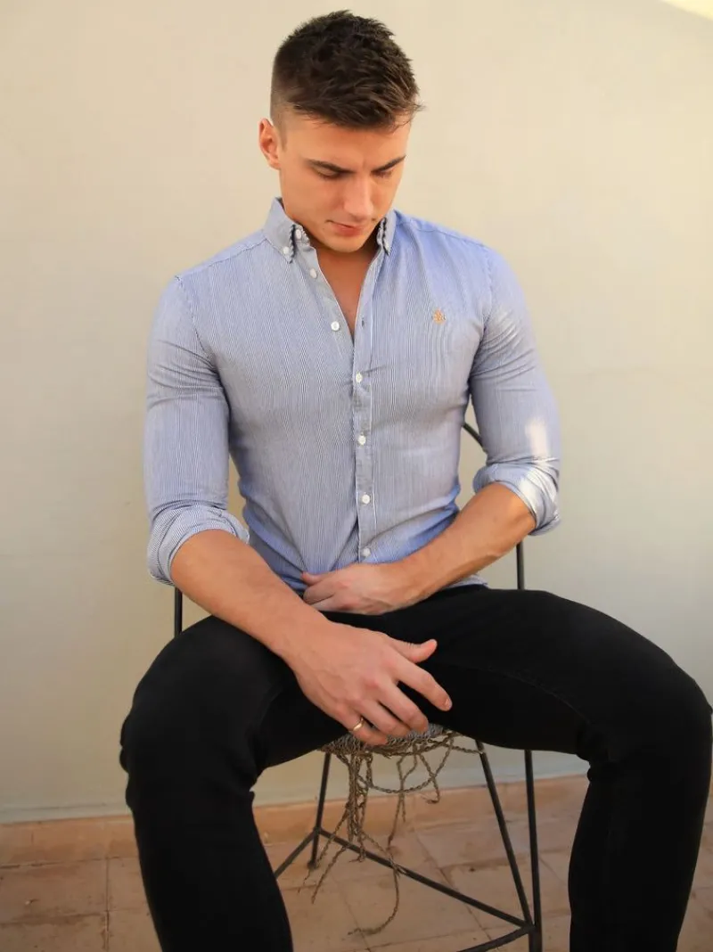 Pesaro Pinstripe Shirt*Blakely Clothing Flash Sale