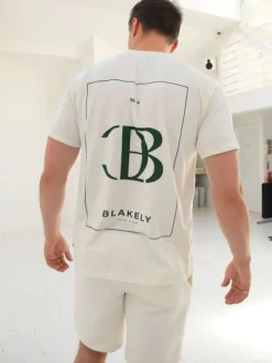 Riviera Initial Relaxed T-Shirt*Blakely Clothing Outlet