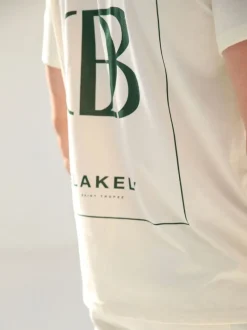 Riviera Initial Relaxed T-Shirt*Blakely Clothing Outlet