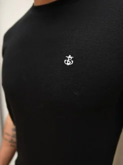Safi Textured Fitted T-Shirt*Blakely Clothing Cheap