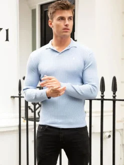 Salisbury Ribbed Polo*Blakely Clothing New