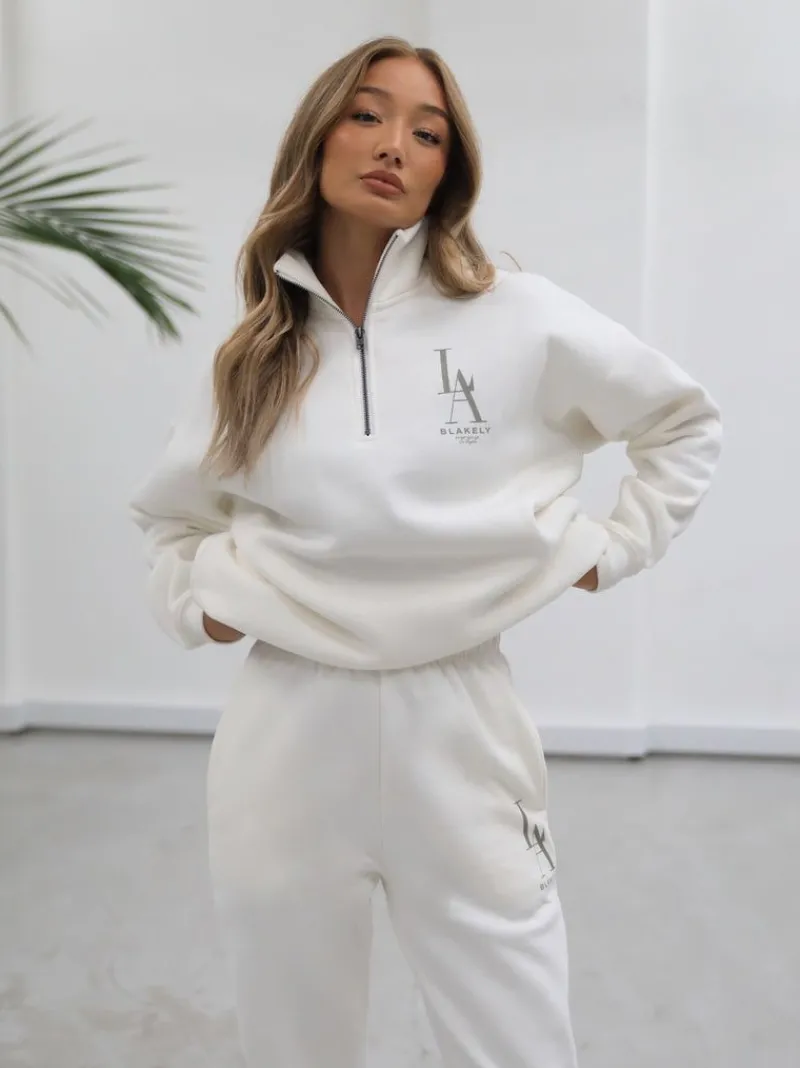 Studio 1/4 Zip Jumper*Blakely Clothing Outlet