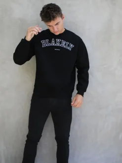 Varsity Relaxed Jumper*Blakely Clothing Outlet