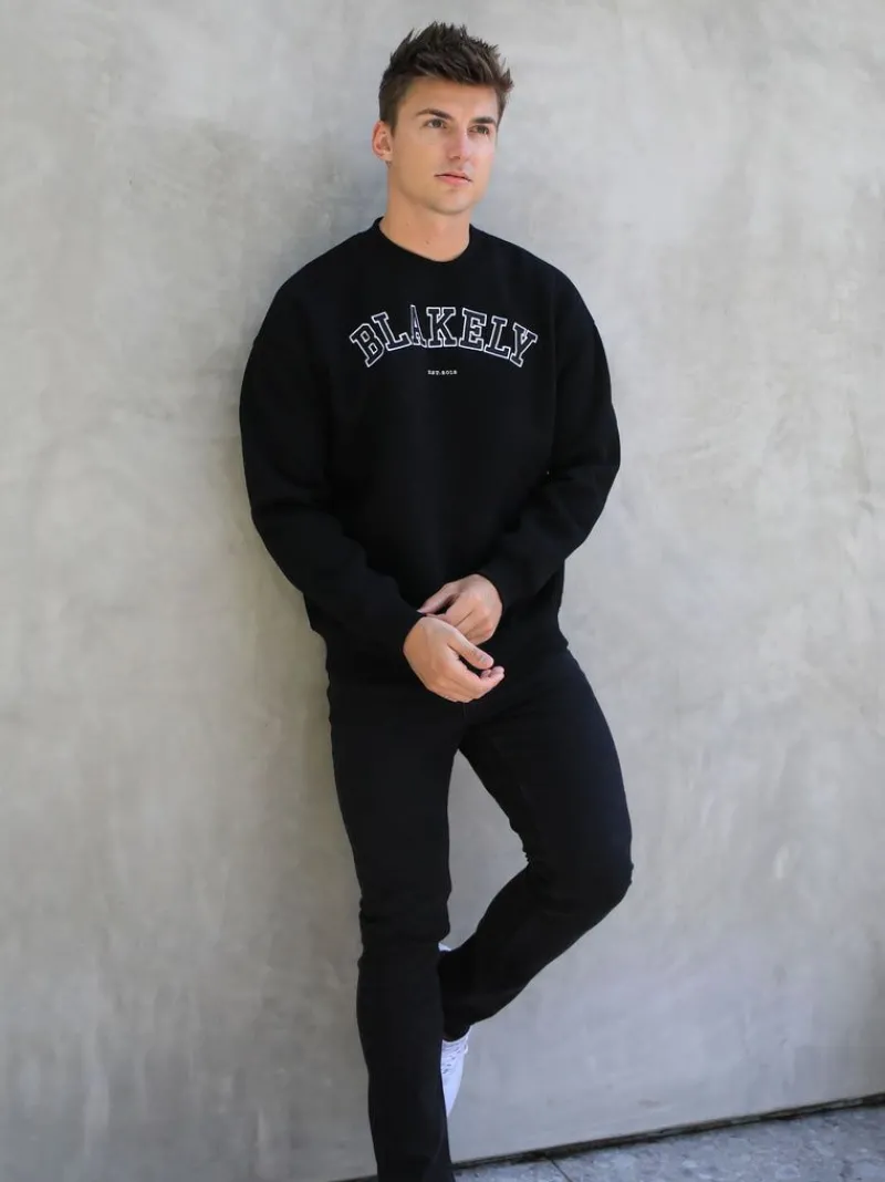 Varsity Relaxed Jumper*Blakely Clothing Outlet