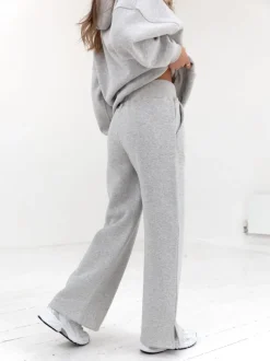 Varsity Wide Leg Sweatpants*Blakely Clothing Fashion